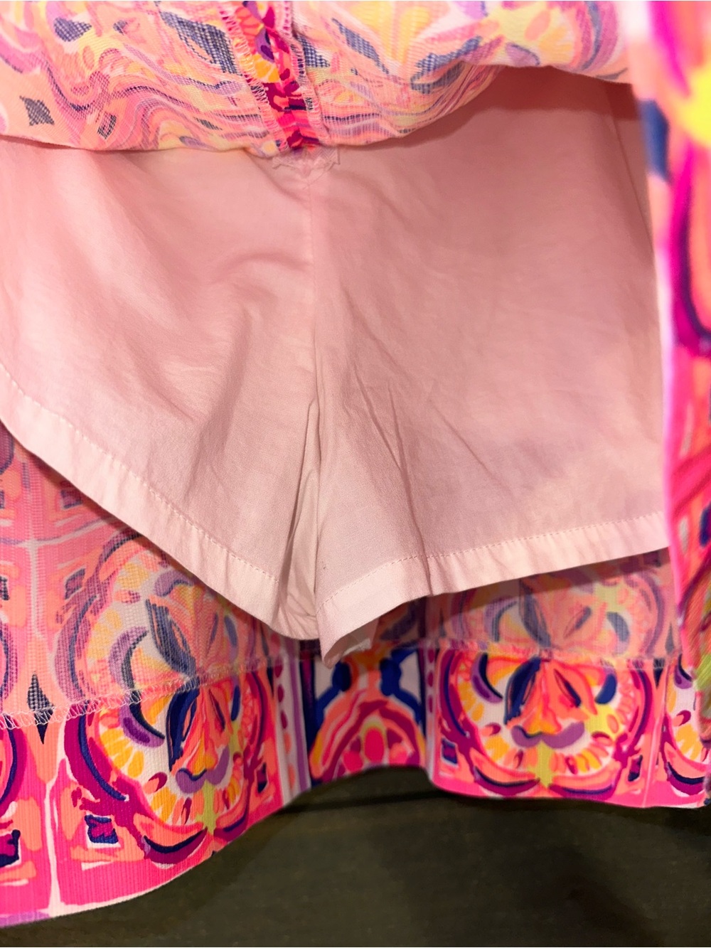 LILLY PULITZER Vibrant Pink Printed Mini Skirt - Picture 5 of 6